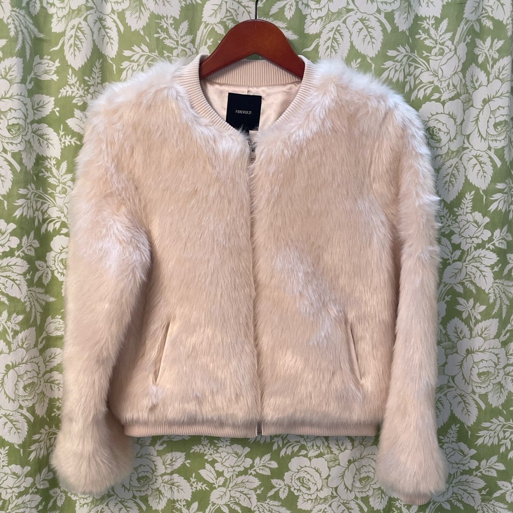 Forever 21 Faux Fur Jacket - Like New Condition